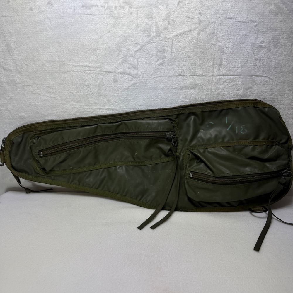 Military Surplus Olive Drab Spare Barrel Bag Vinyl Tactical Pouch